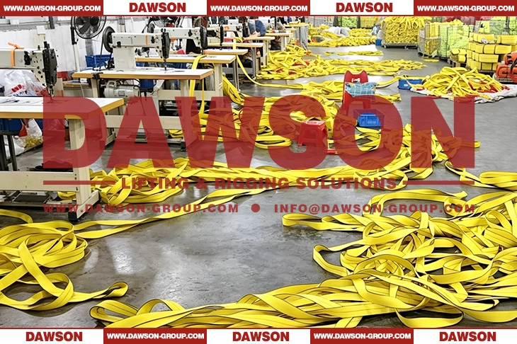 1 Inch x 3 Layers x 4,650 LBS Class 7 Three Ply Eye & Eye Web Sling (ASME B30.9 WSTDA-WS-1) - Dawson Group Ltd. - China Manufacturer 1 Inch x 3 Layers x 4,650 LBS Class 7 Three Ply Eye & Eye Web Sling (ASME B30.9 WSTDA-WS-1) - Dawson Group Ltd. - China Manufacturer