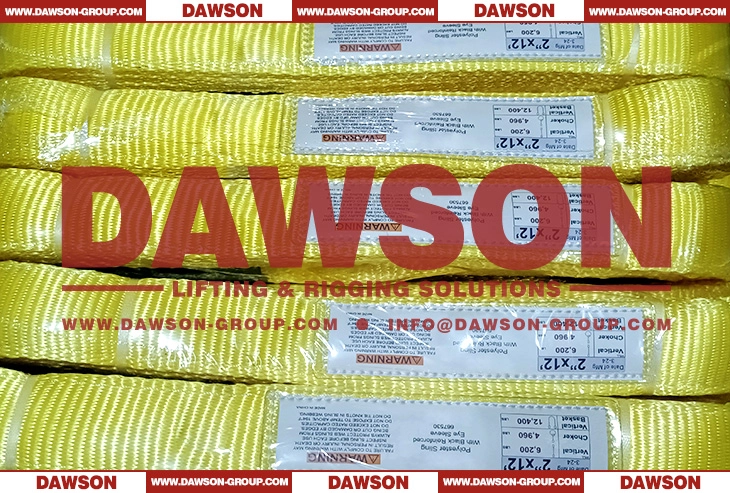 1 Inch x 3 Layers x 4,650 LBS Class 7 Three Ply Eye & Eye Web Sling (ASME B30.9 WSTDA-WS-1) - Dawson Group Ltd. - China Manufacturer, Supplier, Factory. 1 Inch x 3 Layers x 4,650 LBS Class 7 Three Ply Eye & Eye Web Sling (ASME B30.9 WSTDA-WS-1) - Dawson Group Ltd. - China Manufacturer, Supplier, Factory.