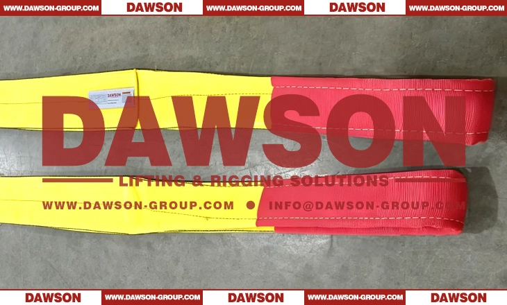 1.5 Inch x 3 Layers x 7,050 LBS Class 7 Eye and Eye Web Sling(ASME B30.9 WSTDA-WS-1) - Dawson Group Ltd. 1.5 Inch x 3 Layers x 7,050 LBS Class 7 Eye and Eye Web Sling(ASME B30.9 WSTDA-WS-1) - Dawson Group Ltd.
