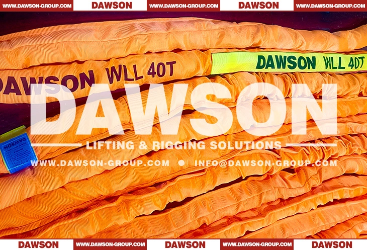 WLL 40T Polyester Round Sling- Dawson Group Ltd. - China Manufacture