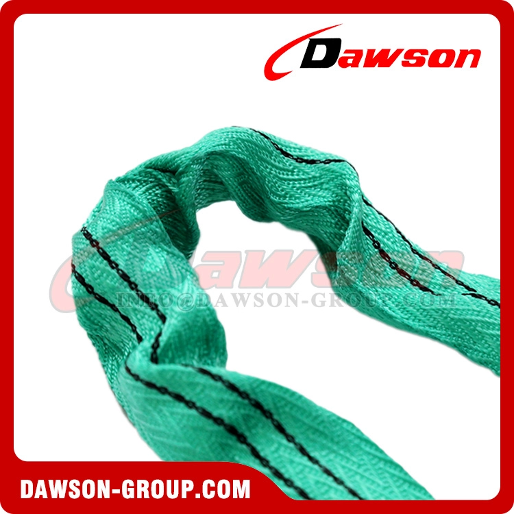 WLL 2T Fishbone Pattern Woven Round Sling Sleeve | DAWSON EN1492-2 Polyester Round Sling Sleeve