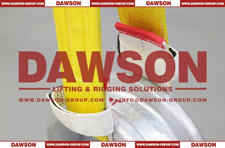 4 Inch (100MM) TYSONNEEMA HMPE UHMWPE Synthetic Fiber Corner Protector with 2 Velcro Straps for Round Sling and Webbing Lifting Slings- Dawson Group Ltd.