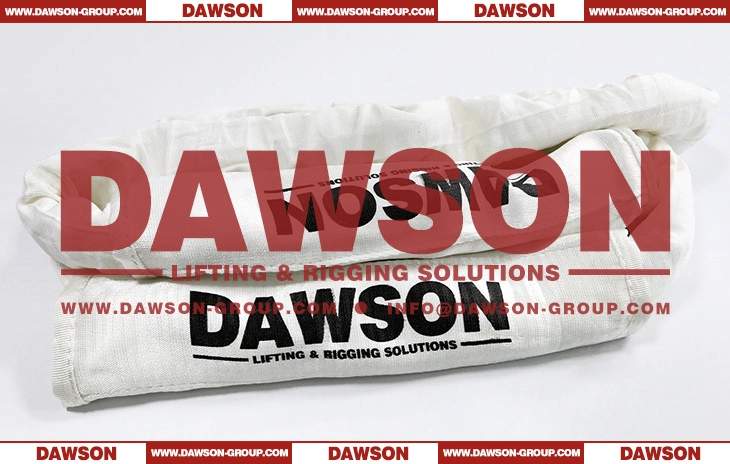 WLL 20T TYSONNEEMA Ultra-high Molecular Weight Polyethylene Synthetic Fiber Endless Round Lifting Slings with HMPE UHMWPE Sling Protection - Dawson Group Ltd.- China Manufacturer, Supplier