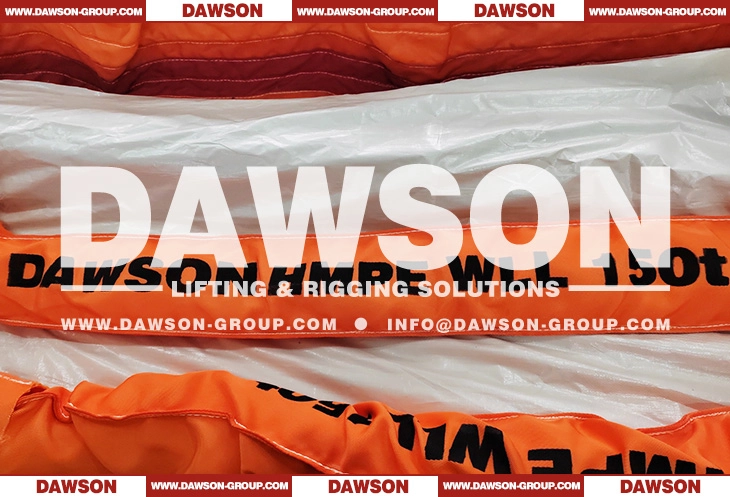 DAWSON & TYSONNEEMA WLL 20T HMPE UHMWPE Synthetic Fiber Heavy Duty Round Lifting Sling, Ultra-high Molecular Weight Polyethylene Endless Round Sling - Dawson Group Ltd.