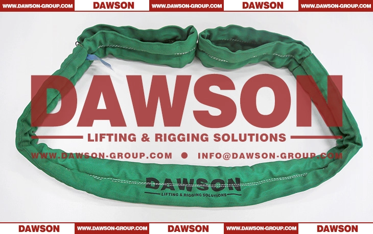 WLL 10T TWIN-ROUTE High-performance Synthetic Round Lifting Slings ASME ANSI B30.9 - Dawson Group Ltd. - China Manufacturer, Supplier, Factory