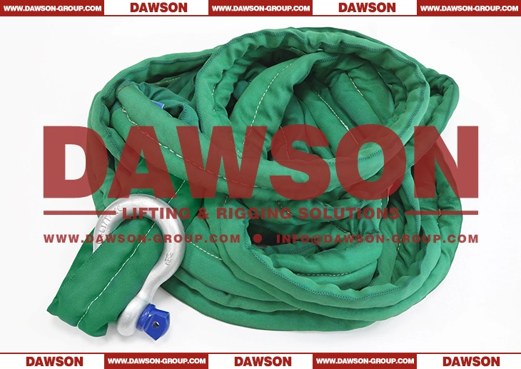 WLL 300T TWIN-ROUTE High-performance Synthetic Heavy Duty Round Lifting Slings ASME ANSI B30.9 - Dawson Group Ltd. - China Manufacturer, Supplier