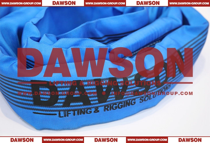 WLL 8T 2.5m Polyester Round Slings 8000KG Lifting Slings - Dawson Group Ltd.