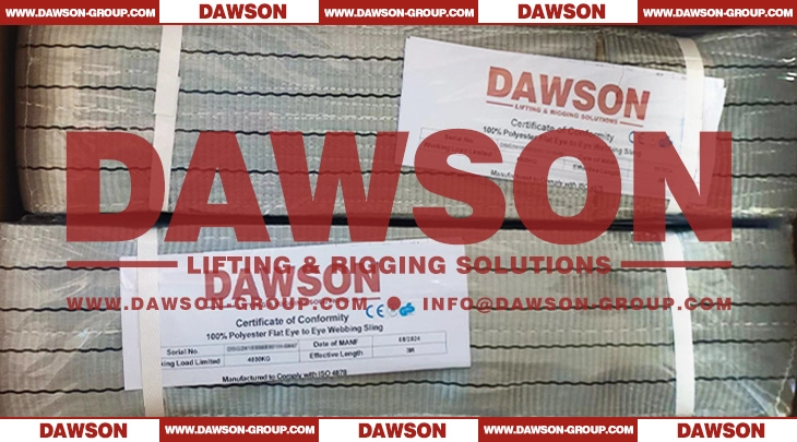WLL 4 Ton 5m Polyester Webbing Slings- Dawson Group Ltd.
