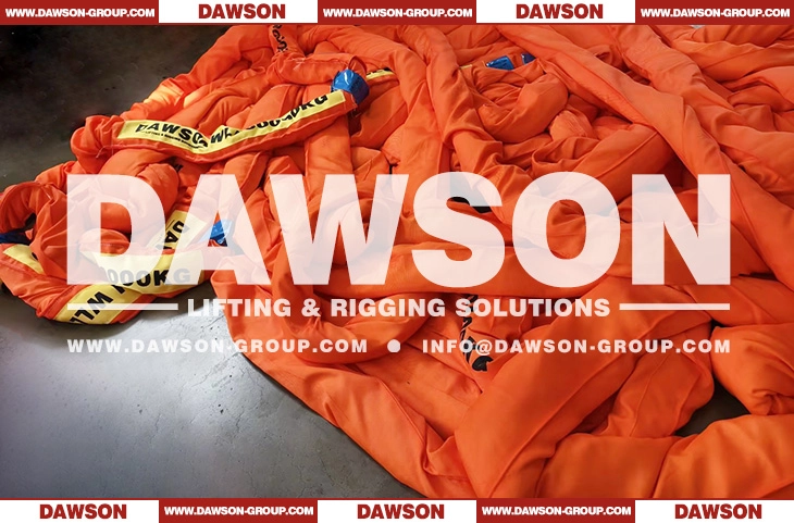 WLL 50T 6m Polyester Round Sling 50000KG Lifting Sling - Dawson Group Ltd. - China Manufacturer