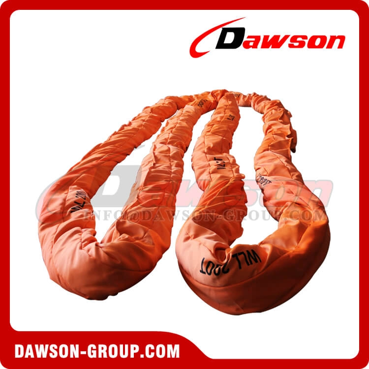 WLL 1000 Ton x 12m 1000000kg Capacity Polyester Round Sling to AS 4497 | Endless Lifting Sling
