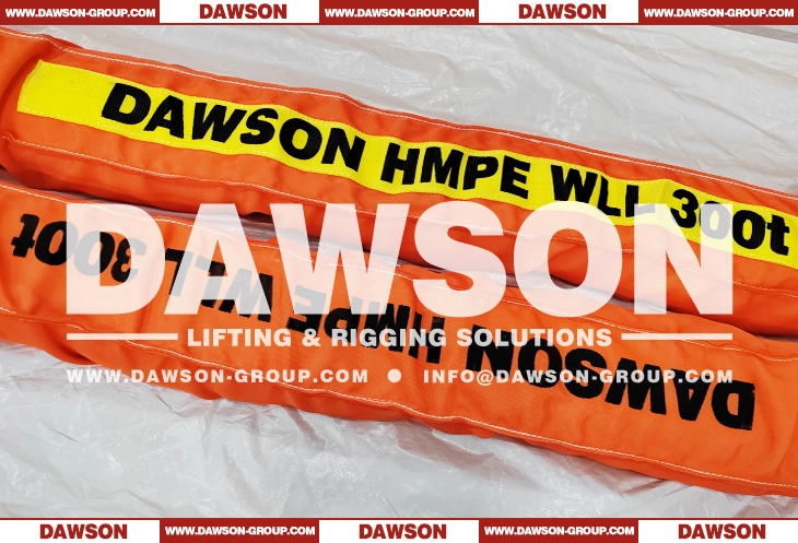 WLL 5T DAWSON & TYSONNEEMA WLL 5-2000T HMPE UHMWPE Synthetic Fiber Heavy Duty Round Lifting Slings, Ultra-high Molecular Weight Polyethylene Endless Round Sling - Dawson Group Ltd. - China Manufacturer, Supplier