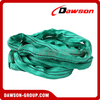 WLL 2T Fishbone Pattern Woven Round Sling Sleeve | DAWSON EN1492-2 Polyester Round Sling Sleeve