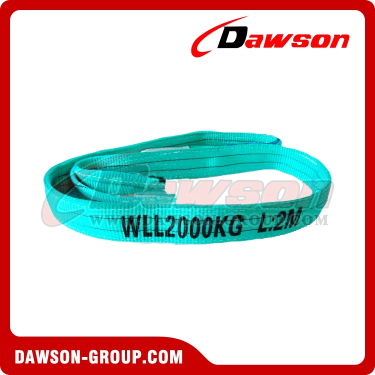 WLL 2 Ton 2000kg Polyester Flat Webbing Lifting Sling- Dawson Group Ltd. - China Manufacturer, Supplier, Factory