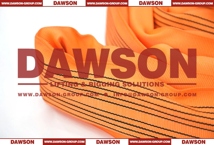 WLL 10T 3m Polyester Round Slings 10000KG Lifting Slings - Dawson Group Ltd.