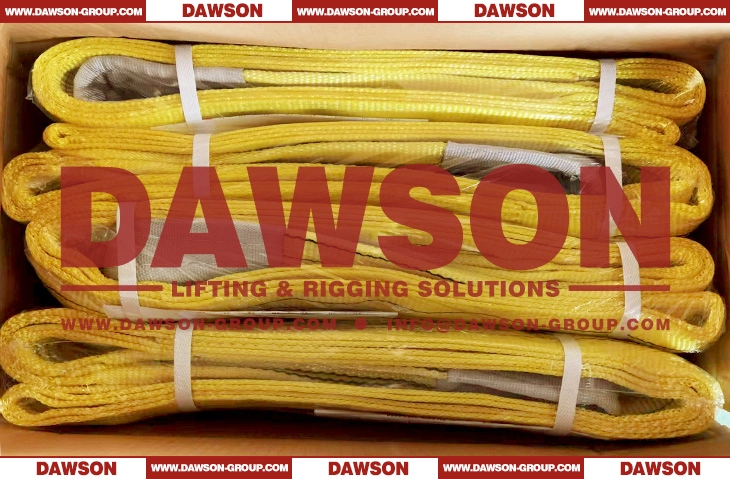 WLL 3 Ton 8M Polyester Webbing Sling Lifting Sling- Dawson Group Ltd.