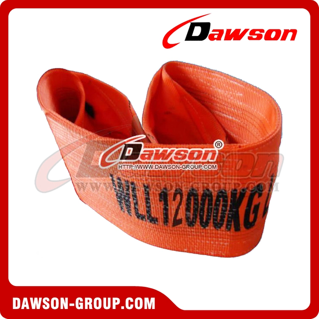 WLL 12 Ton x 5m Lifting Polyester Flat Webbing Belt to AS 1353 | Heavy Duty Webbing Sling