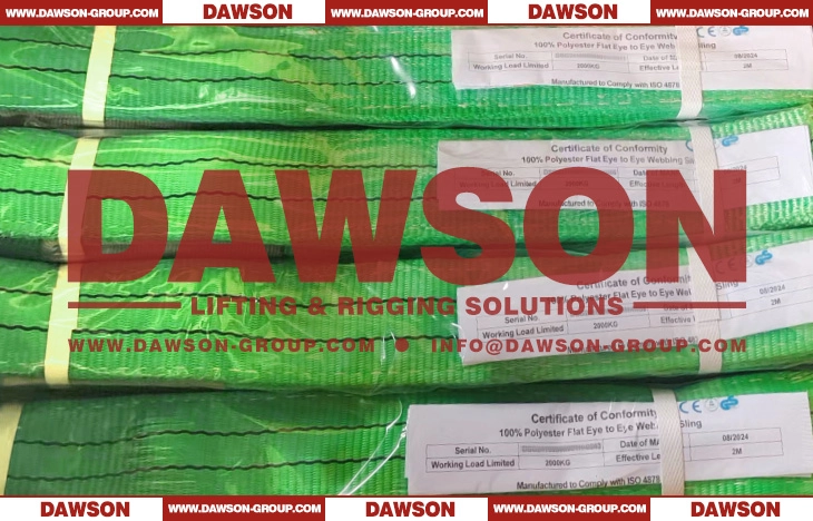 WLL 2 Ton 5.5M Polyester Flat webbing sling- Dawson Group Ltd. - China Manufacturer