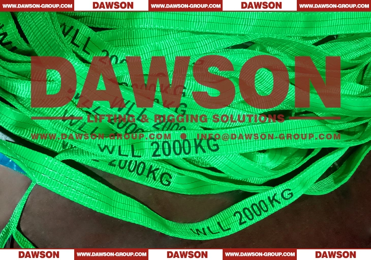 WLL 2 Ton 4M Polyester Flat webbing sling- Dawson Group Ltd. - China Manufacturer, Supplier