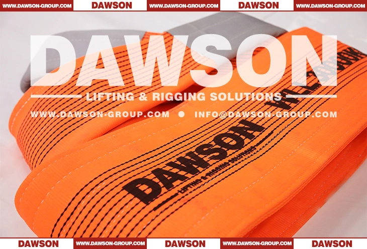 WLL 30 Ton 3m Polyester Webbing Slings- Dawson Group Ltd.