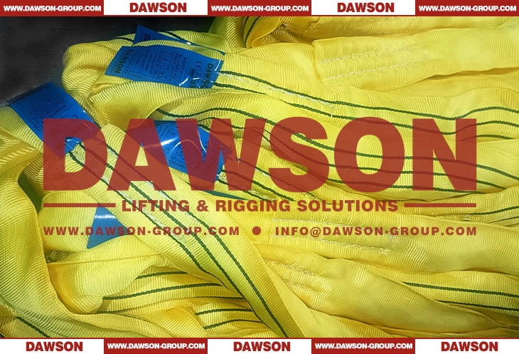 WLL 3T 0.5m Polyester Round Sling 3000KG Lifting Slings - Dawson Group Ltd.