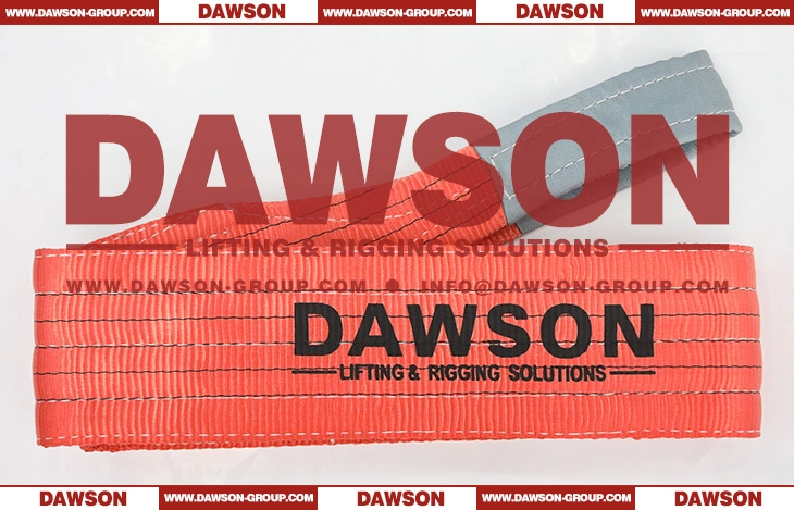 WLL 5 Ton 6m Polyester Webbing Slings Lifting Slings 5000KG Web Lifting Sling- Dawson Group Ltd.
