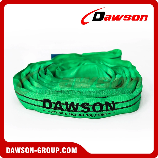 WLL 2 Ton x 4.5m Factory Direct Polyester Round Sling to EN 1492-2 | Soft Rigging Lifting Strap
