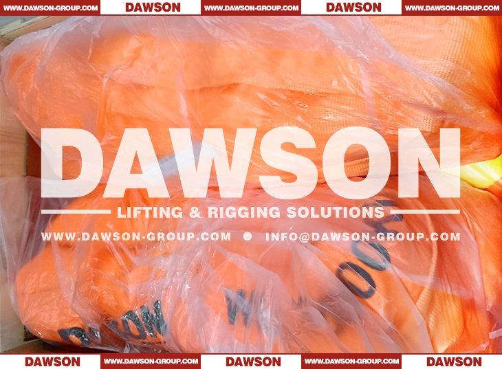 WLL 80T 4.5m Polyester Round Sling 80000KG Lifting Sling - Dawson Group Ltd. - China Manufacturer