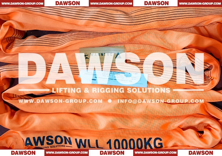 WLL 10T 2.5m Polyester Round Sling 10000KG Lifting Sling - Dawson Group Ltd. - China Manufacturer, Supplier