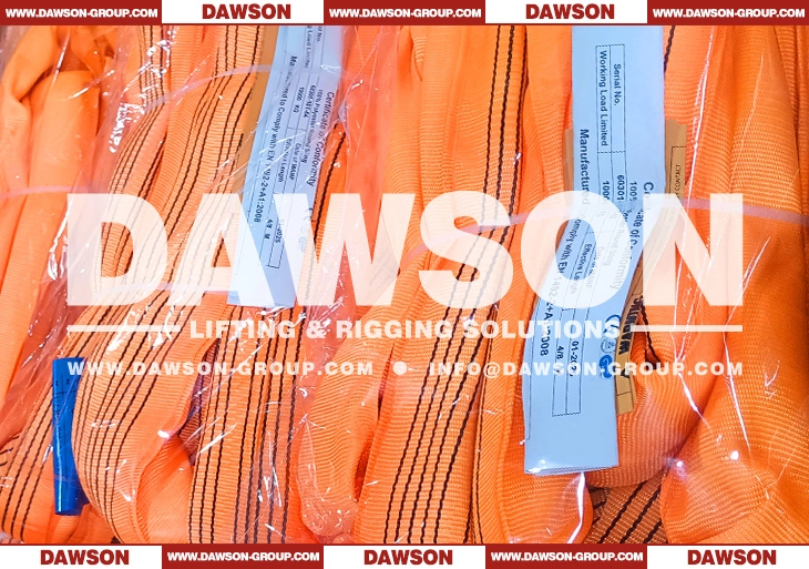WLL 10T 4m Polyester Round Sling 10000KG Lifting Sling - Dawson Group Ltd. - China Manufacturer
