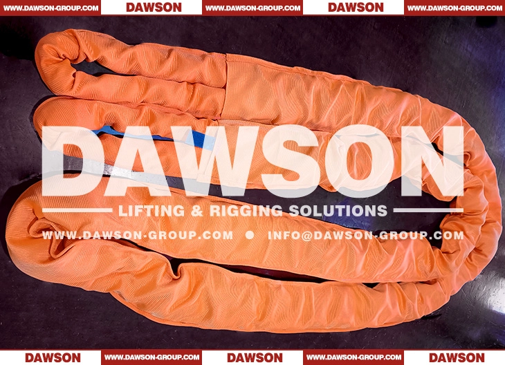 WLL 40 TON 40000KG Eye & Eye Round Lifting Slings - Dawson Group Ltd. - China Manufacturer, Supplier, Factory