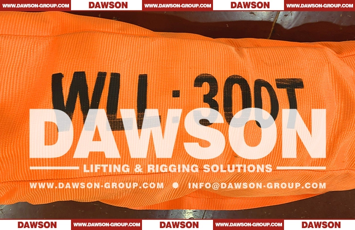 WLL 300 TON 300000KG Eye & Eye Round Lifting Slings - Dawson Group Ltd. - China Manufacturer, Supplier, Factory