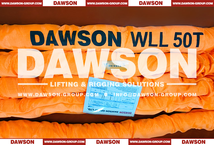 WLL 50 Ton 8m Polyester Round Sling to EN 1492-2 Heavy Duty Endless Web Sling- Dawson Group Ltd. - China Manufacturer, Supplier, Factory