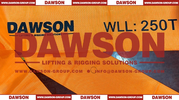 WLL 250T 4.5m Polyester Round Sling 250000KG Lifting Sling- Dawson Group Ltd. - China Manufacturer, Supplier