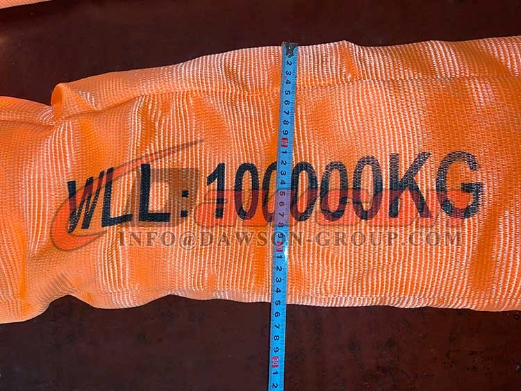 WLL 100T 8m Polyester Round Sling 100000KG Lifting Sling - Dawson Group Ltd. - China Manufacturer, Supplier