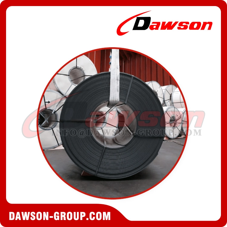 DAWSON × TYSONNEEMA Coil Handling Lifting Round Sling | HMPE/UHMWPE Synthetic Fiber Sling with Corner Protection