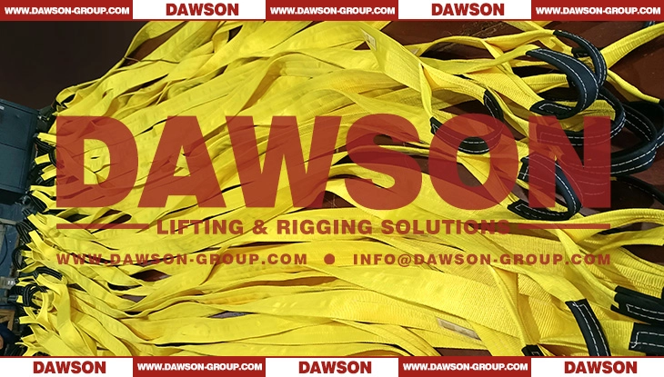 3 Inch x 3 Layers x 13,200 LBS Class 7 Three Ply Eye & Eye Web Sling (ASME B30.9 WSTDA-WS-1) - Dawson Group Ltd. - China Manufacturer, Supplier, Factory