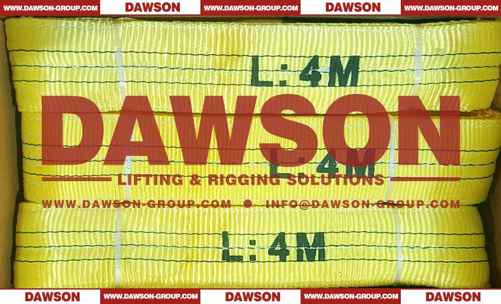 WLL 3 Ton 4M 3000kg Polyester Webbing Sling - Dawson Group Ltd.