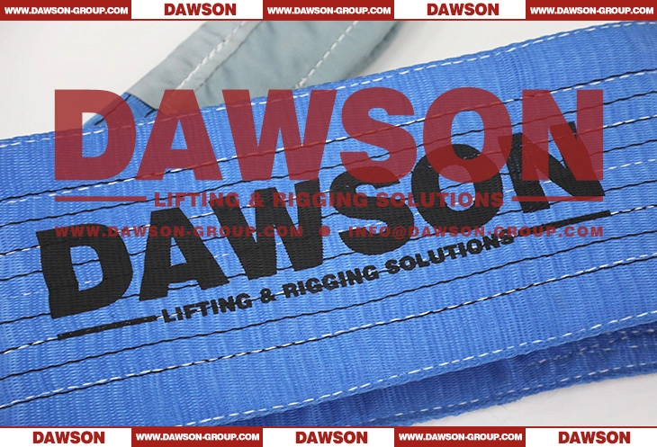WLL 8 Ton 10m Polyester Webbing Slings Lifting Slings- Dawson Group Ltd.