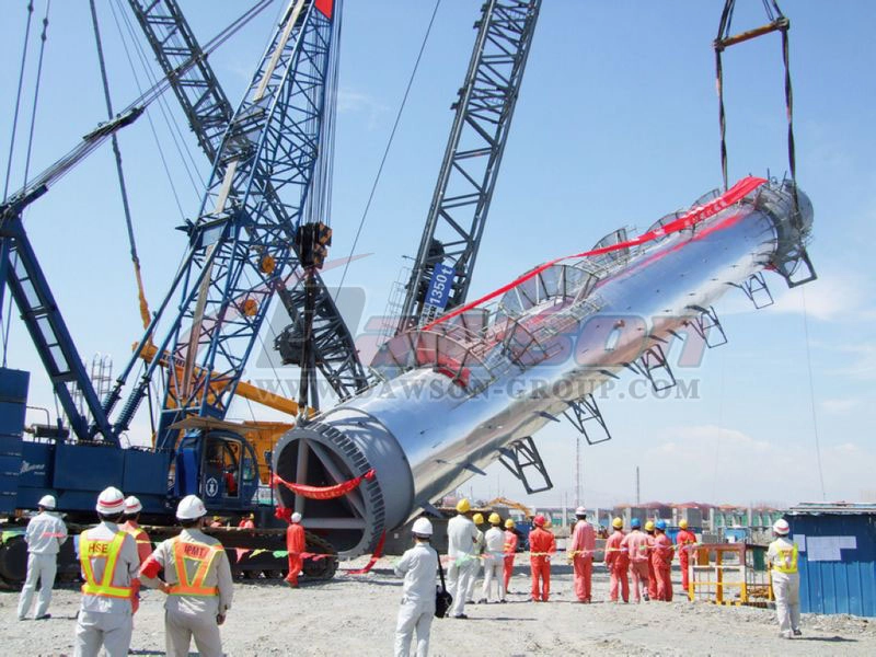 Application of Polyester Round Slings - Dawson Group Ltd.