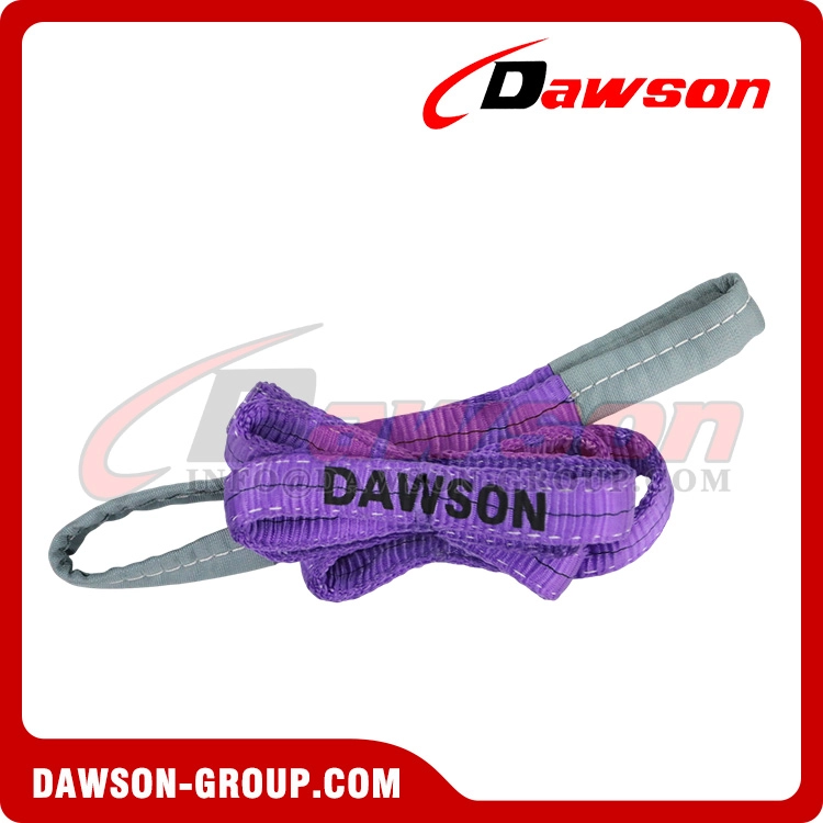 WLL 1 Ton x 3.5m 100% Polyester Flat Webbing Sling | Lifting Belt to AS 1353