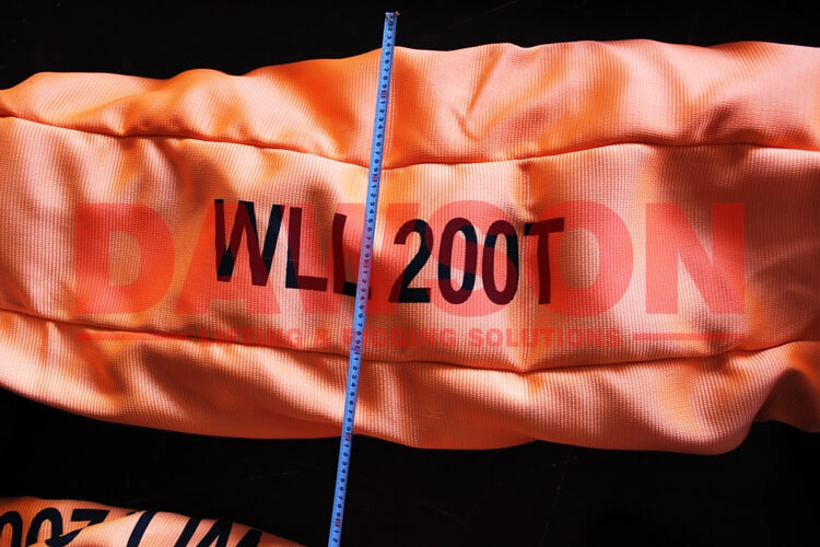 WLL 200T 4m Polyester Round Sling 200000KG Lifting Sling- Dawson Group Ltd. - China Manufacturer