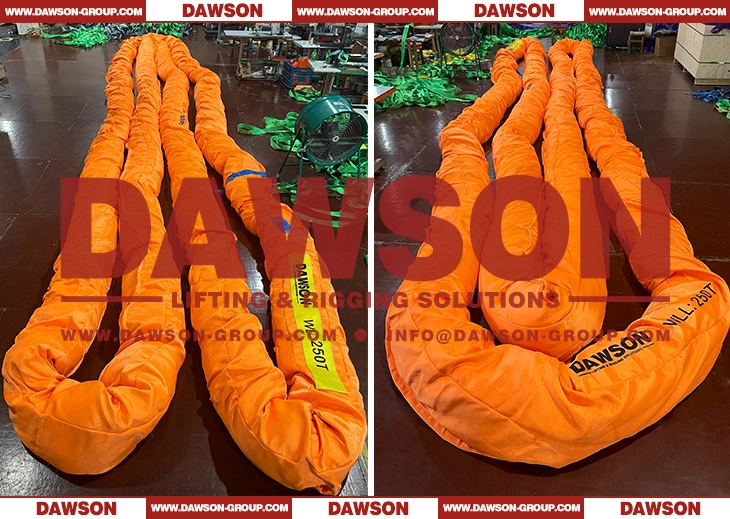 WLL 250T 6m Polyester Round Sling - Dawson Group Ltd. - China Manufacturer, Supplier, Factory