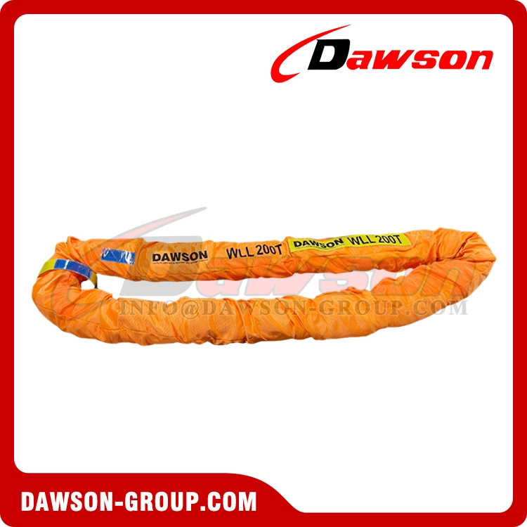 WLL 200 Ton x 5m Endless Loop Polyester Round Sling to AS 4497 | Industrial Rigging Lifting Belt