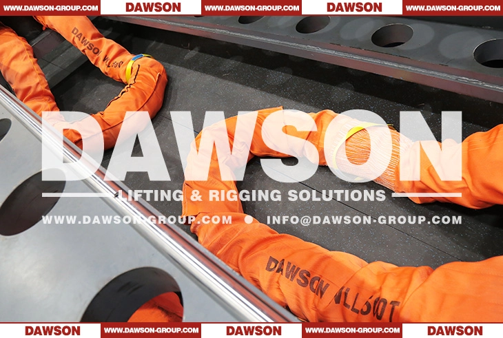 WLL 500T 13M Polyester Round Sling 500000KG Lifting Sling - Dawson Group Ltd. - China Manufacturer, Supplier, Factory