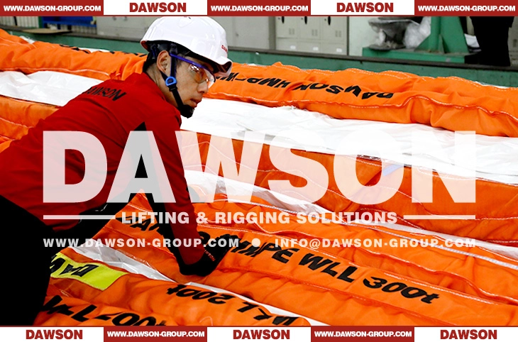 WLL 5T DAWSON & TYSONNEEMA WLL 5-2000T HMPE UHMWPE Synthetic Fiber Heavy Duty Round Lifting Slings, Ultra-high Molecular Weight Polyethylene Endless Round Sling - Dawson Group Ltd.