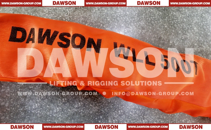 WLL 500T 10M Orange Endless Polyester Round Sling - Dawson Group Ltd. - China Manufacturer, Supplier