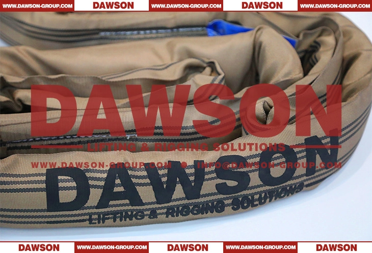 WLL 6T 5m Polyester Round Sling 6000KG Lifting Sling - Dawson Group Ltd. - China Manufacturer, Supplier, Factory