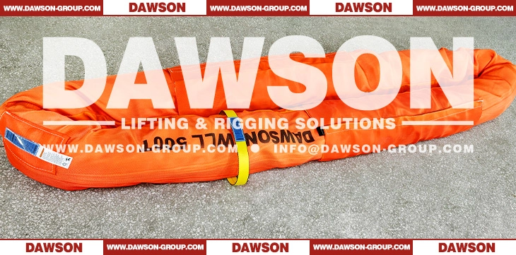 WLL 500T 12M Polyester Round Sling - Dawson Group Ltd. - China Manufacturer, Supplier