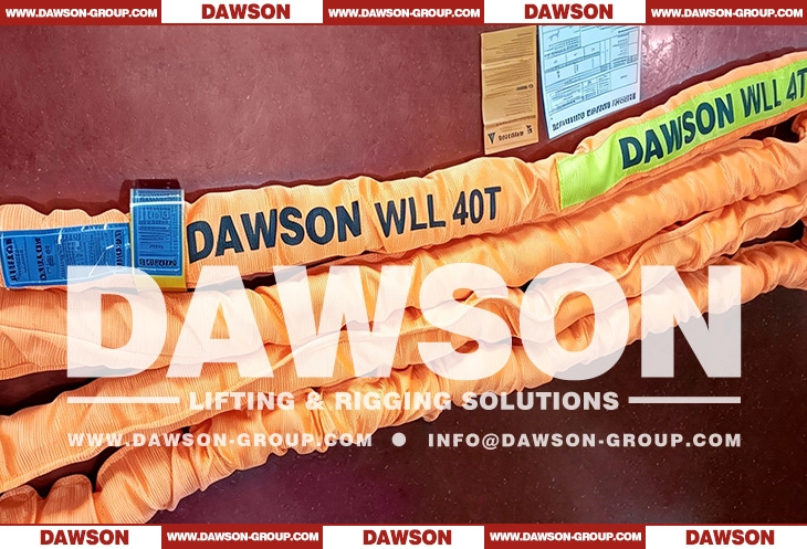 WLL 40T 6m Polyester Round Slings - Dawson Group Ltd. - China Manufacturer