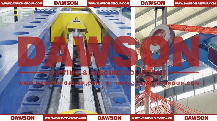 DAWSON &times; TYSONNEEMA 162MM HMPE UHMWPE Synthetic Fiber Heavy Fibre Rope Round Sling for Lifting- Dawson Group Ltd. - China Manufacturer, Supplier